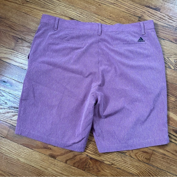 Adidas Crosshatch Primegreen Shorts Red Men’s Size 38 - Picture 3 of 6